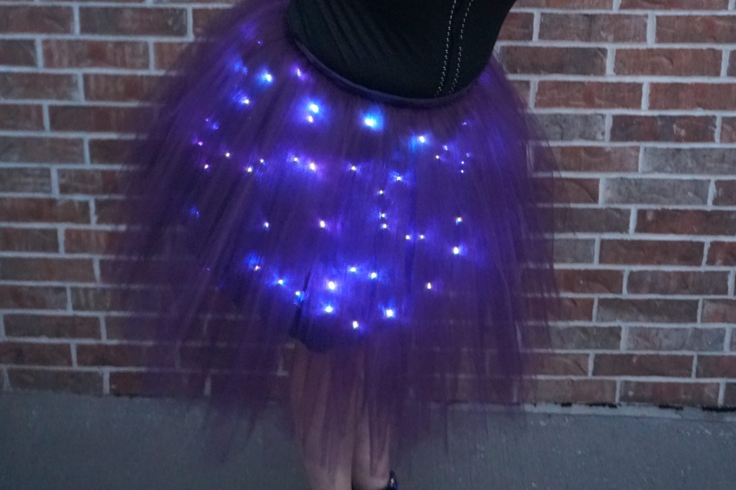 a Light-up Tulle skirt - Wearable Technology