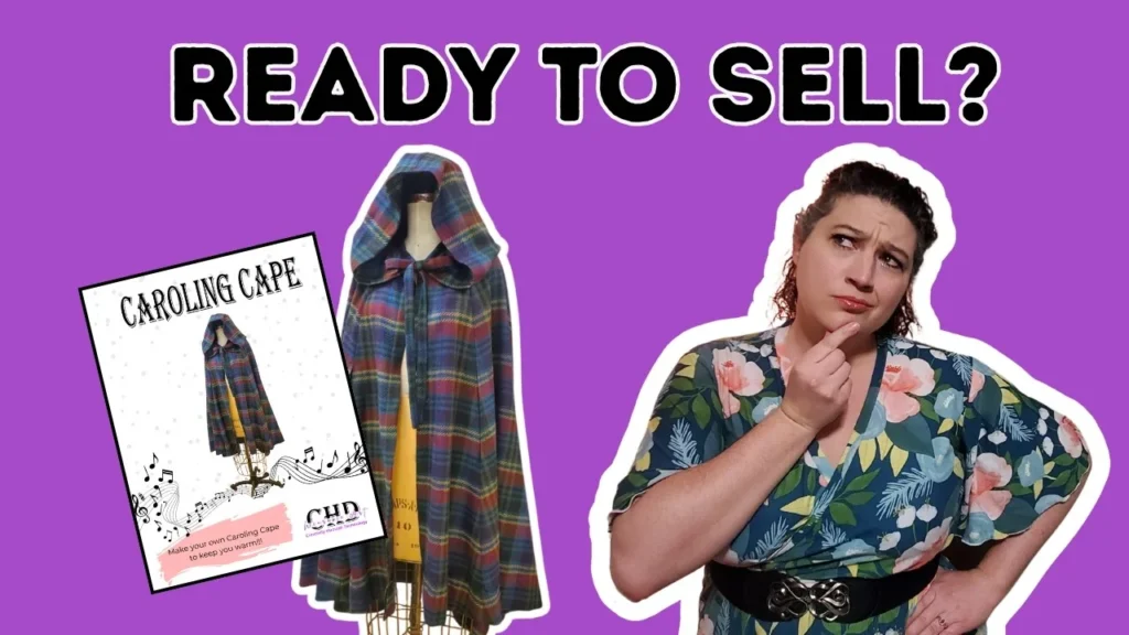 How to start selling your own sewing patterns video thumbnail